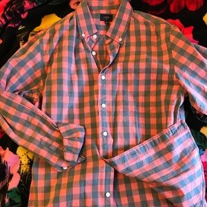 NWOT J. Crew Plaid Button Down Shirt